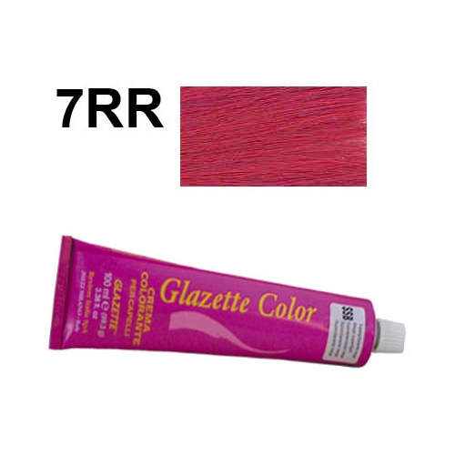 GLAZETTE Color 7RR farba do włosów 100ml miedziano-czerwony średni blond